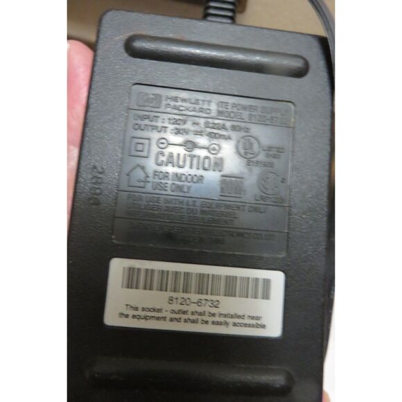 GENUINE HP DESKJET ITE POWER SUPPLY MODEL: 8120-6732 OUTPUT: 30V - 400mA - Picture 2 of 2